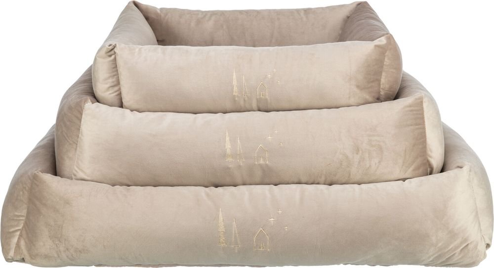 ΚΡΕΒΑΤΙ TRIXIE XMAS LIVIA ΒΕΛΟΥΤΕ ΜΠΕΖ (100X70CM)