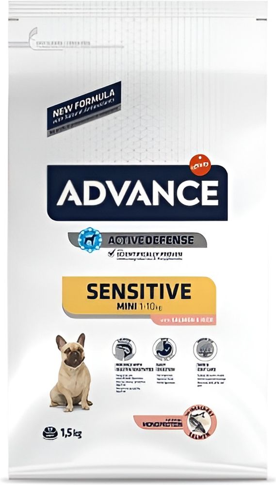 ΤΡΟΦΗ ADVANCE SENSITIVE MINI ΣΟΛΟΜΟΣ (1,5KG)
