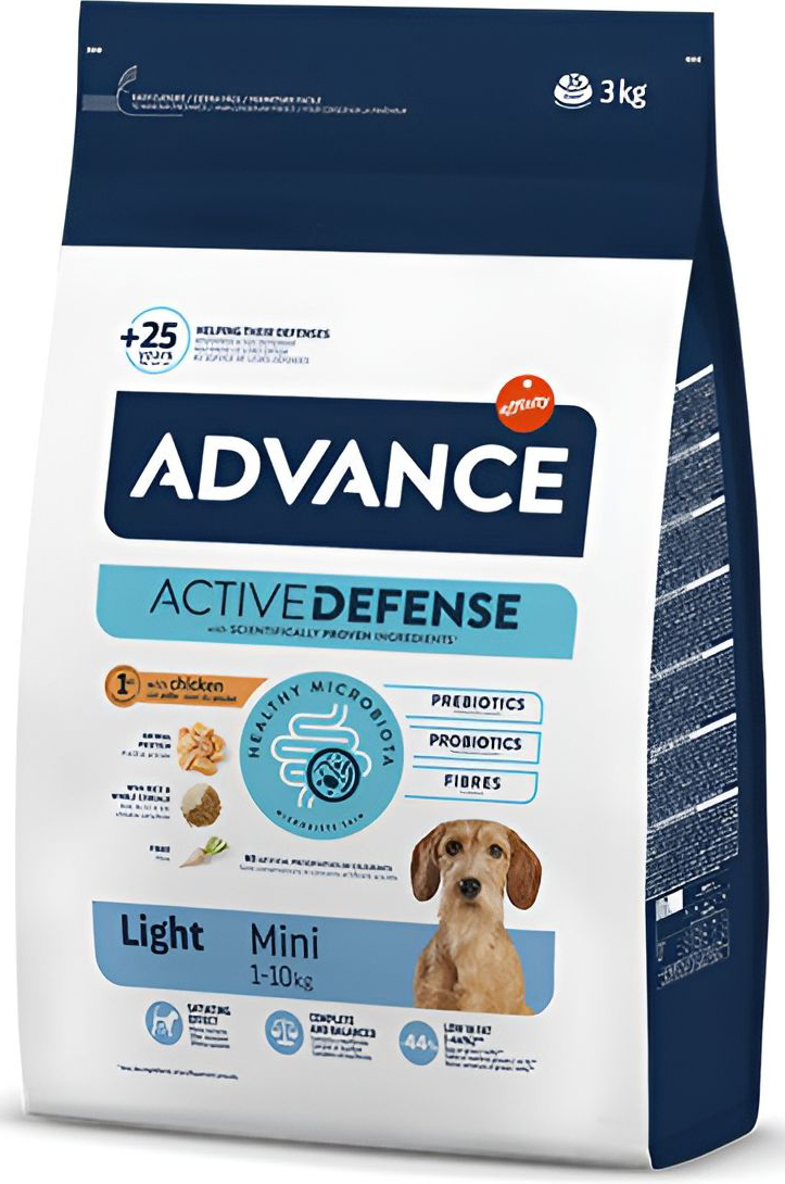 ΤΡΟΦΗ ΣΚΥΛΟΥ ADVANCE LIGHT MINI ΚΟΤΟΠΟΥΛΟ (3KG)
