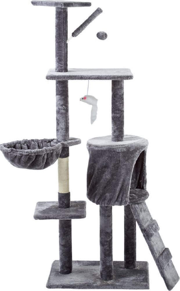 ΝΥΧΟΔΡΟΜΙΟ ΓΑΤΑΣ PAWISE CLIMING ΜΕ ΦΩΛΙΑ (50X35X138CM)