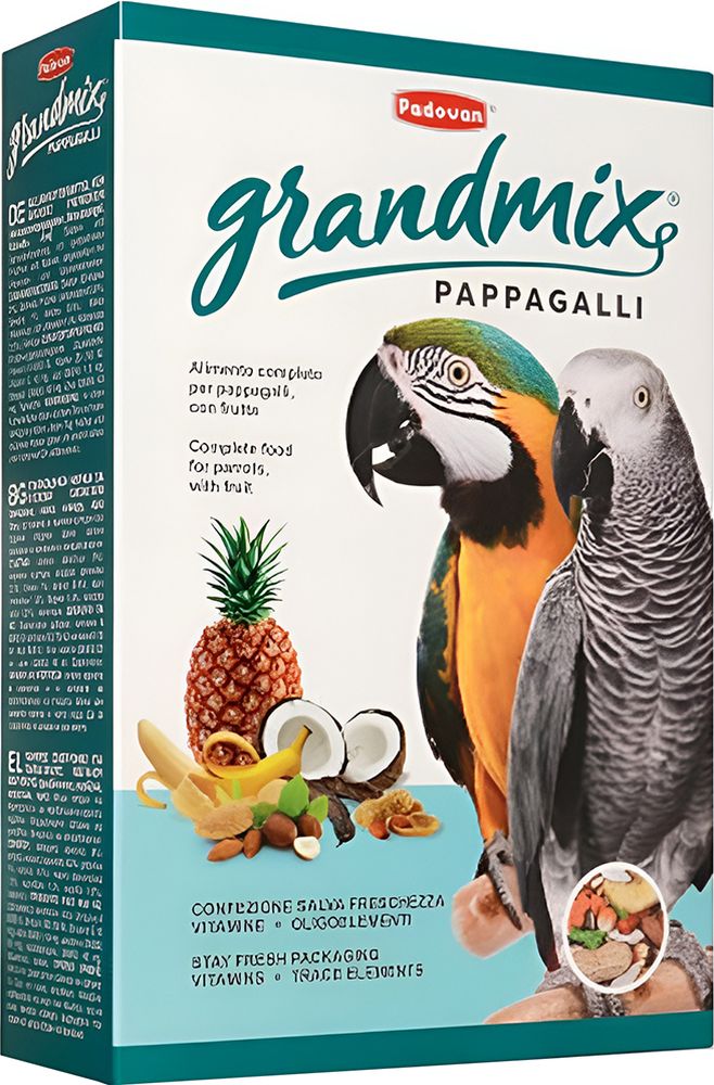 ΤΡΟΦΗ PADOVAN GRANDMIX PAPPAGALLI ΜΕΓΑΛΟΙ ΠΑΠΑΓΑΛΟΙ (600GR)