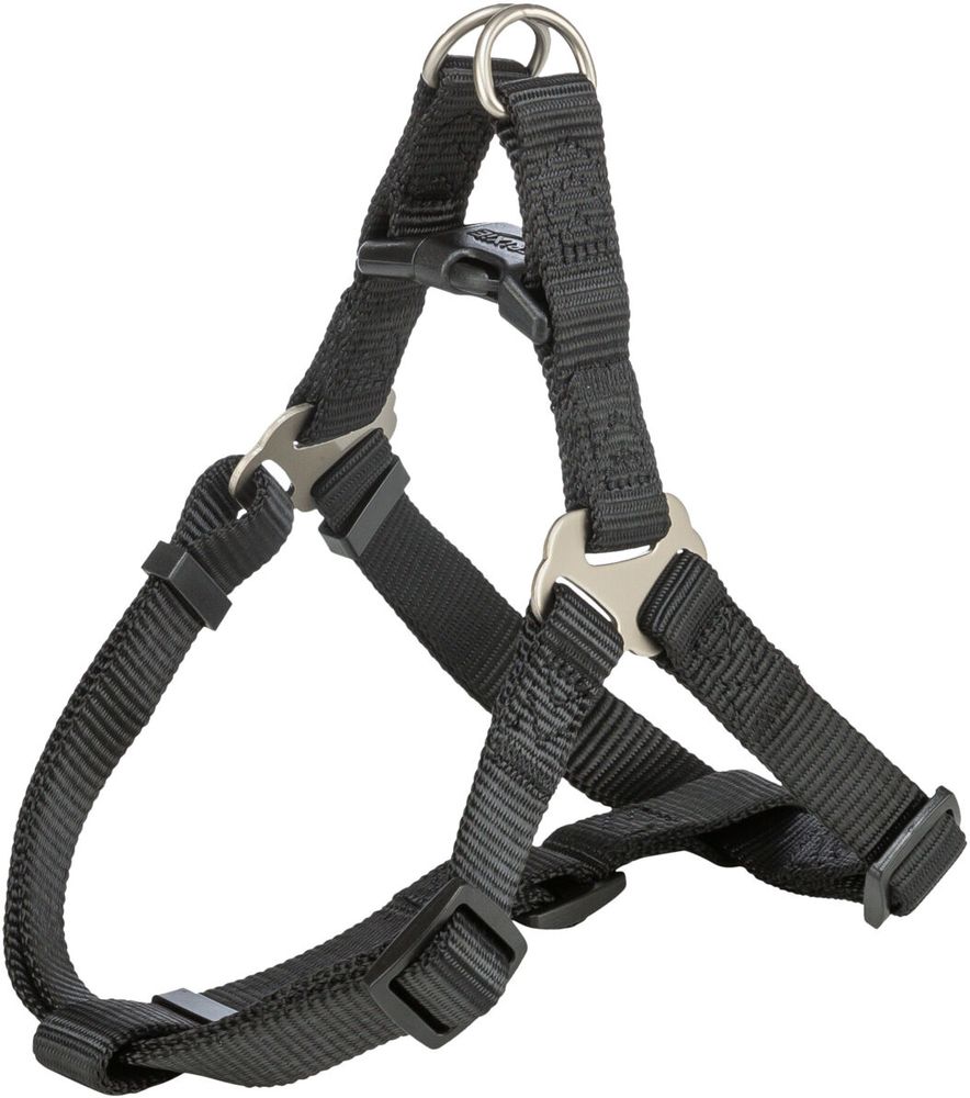 ΣΑΜΑΡΑΚΙ ΣΚΥΛΟΥ TRIXIE PREMIUM ONE TOUCH HARNESS ΜΑΥΡΟ (65-80CM/25MM)