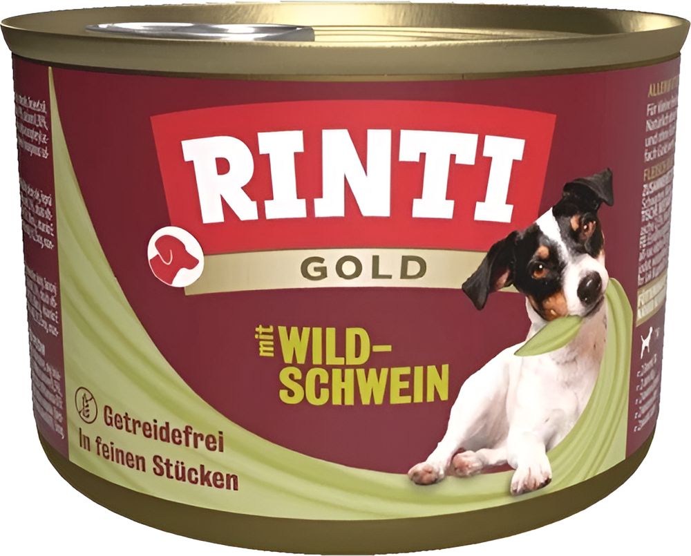 ΚΟΝΣΕΡΒΑ ΣΚΥΛΟΥ RINTI GOLD GAME BOAR ΧΟΙΡΙΝΟ (185GR)