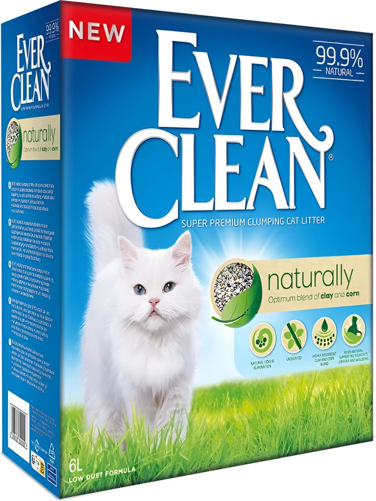 ΑΜΜΟΣ EVERCLEAN NATURALLY CAT LITTER (6LT)