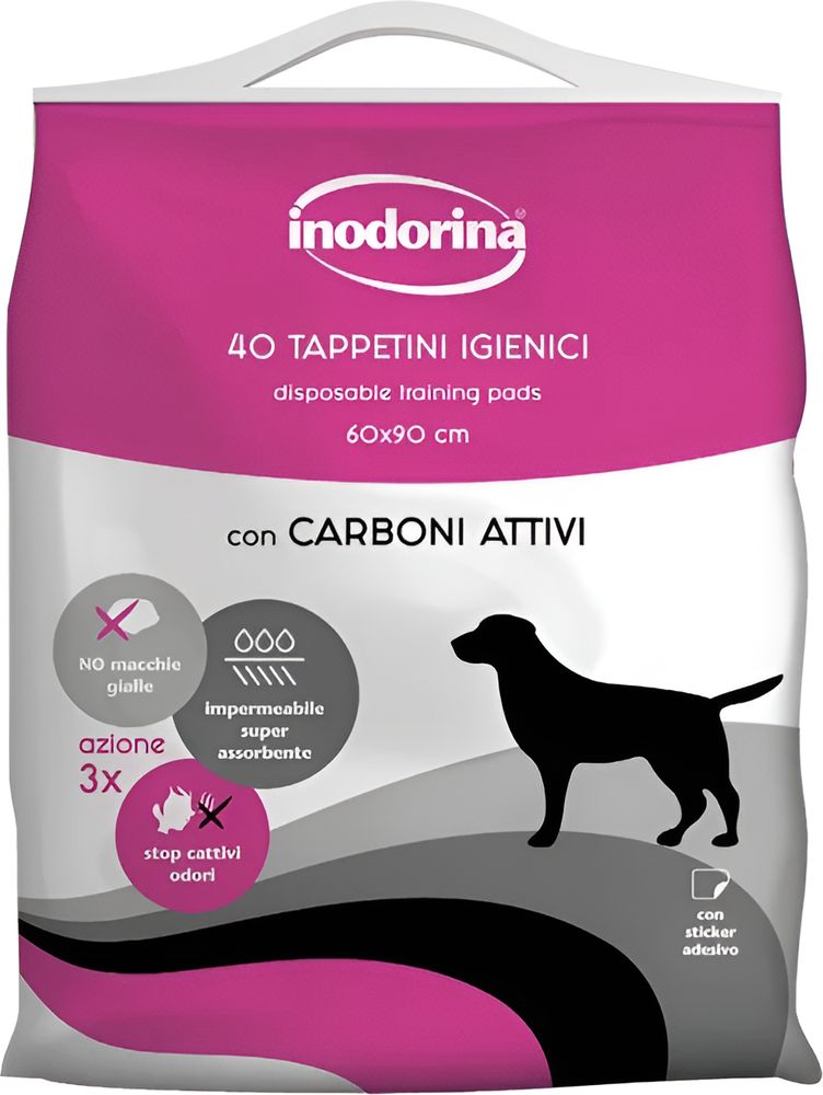 ΠΑΝΕΣ ΣΚΥΛΟΥ INODORINA ΜΕ ΕΝΕΡΓΟ ΑΝΘΡΑΚΑ (40TMX / 60X90CM)