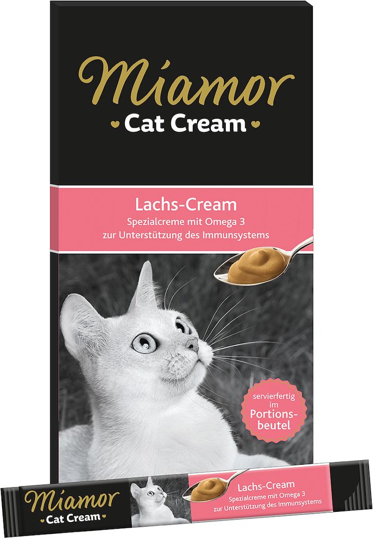 ΣΝΑΚ ΓΑΤΑΣ MIAMOR CREAM ΣΟΛΟΜΟΣ (6X15GR)