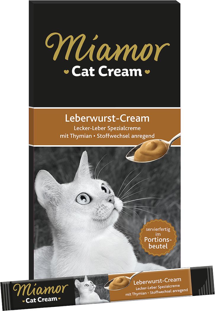 ΣΝΑΚ ΓΑΤΑΣ MIAMOR CREAM ΣΥΚΩΤΙ (6X15GR)