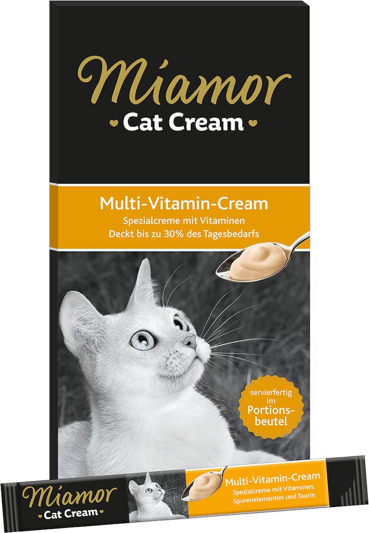 ΣΝΑΚ ΓΑΤΑΣ MIAMOR MULTI-VITAMIN CREAM (6X15GR)