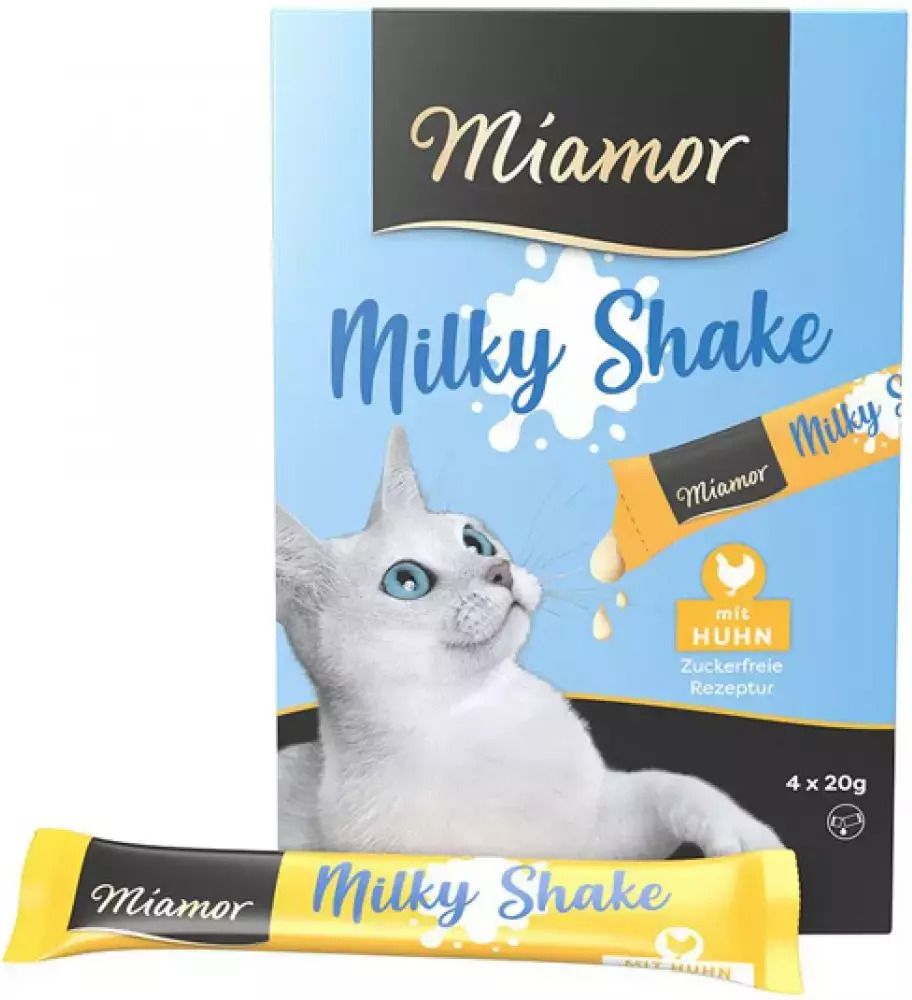ΣΝΑΚ ΓΑΤΑΣ MIAMOR MILKY SHAKE ΚΟΤΟΠΟΥΛΟ (4X20GR)