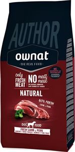 ΤΡΟΦΗ ΣΚΥΛΟΥ OWNAT AUTHOR ADULT DOG ΜΕ ΦΡΕΣΚΟ ΑΡΝΙ - ΧΟΙΡΙΝΟ (10KG)