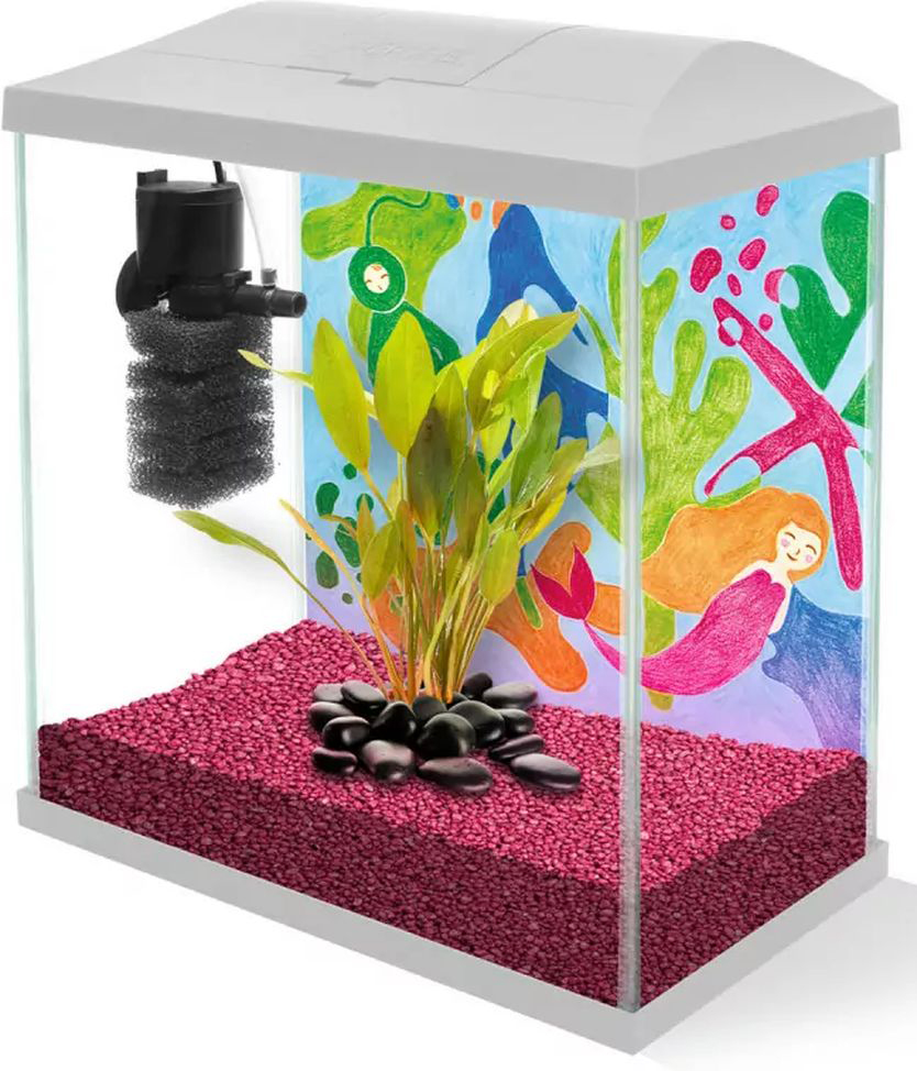 ΜΙΝΙ ΕΝΥΔΡΕΙΟ AQUAEL AQUARIUM SET LEDDY MINI 30 ΛΕΥΚΟ 12,6LT (29X15X30CM)