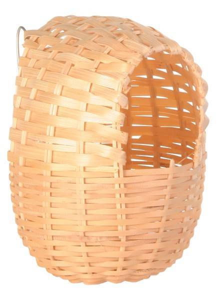 TRIXIE ΦΩΛΙΑ ΠΟΥΛΙΩΝ TRIXIE EXOTIC NEST BAMBOO ΜΕΣΑΙΑ (11X12CM)