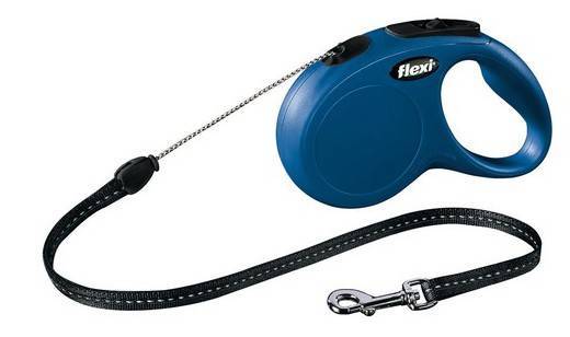 FLEXI ΟΔΗΓΟΣ FLEXI CLASSIC LONG ΜΠΛΕ 20KG 8M MEDIUM