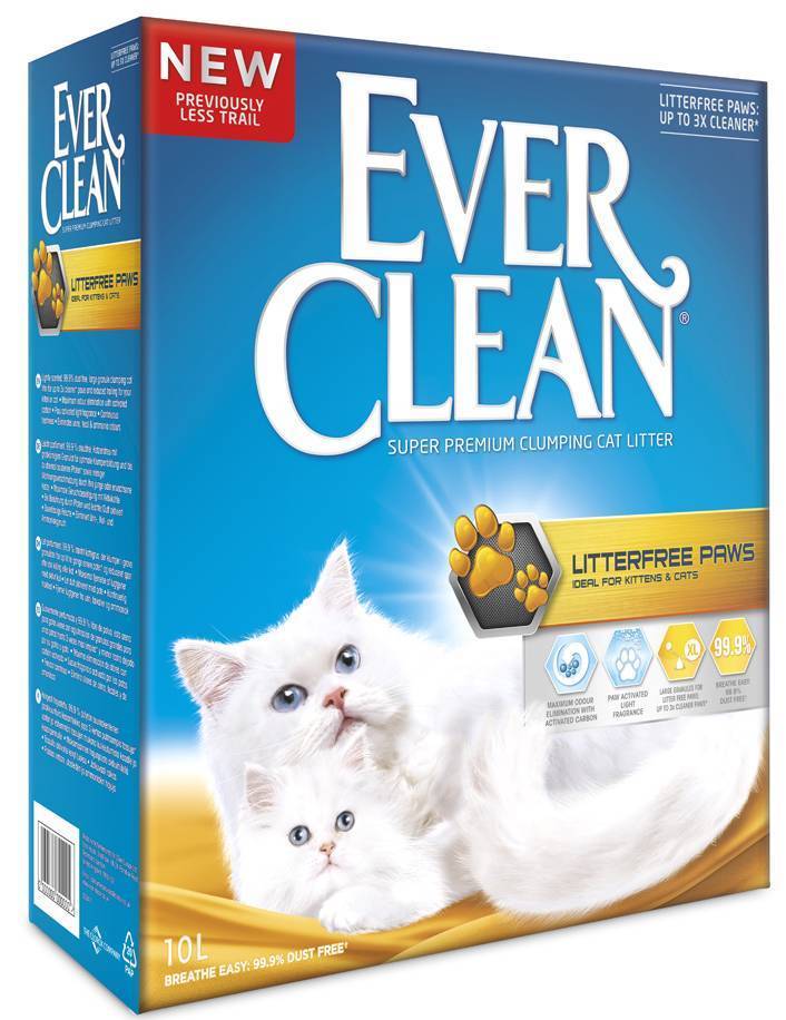 EVER CLEAN ΑΜΜΟΣ EVER CLEAN LITTER FREE PAWS 10LT