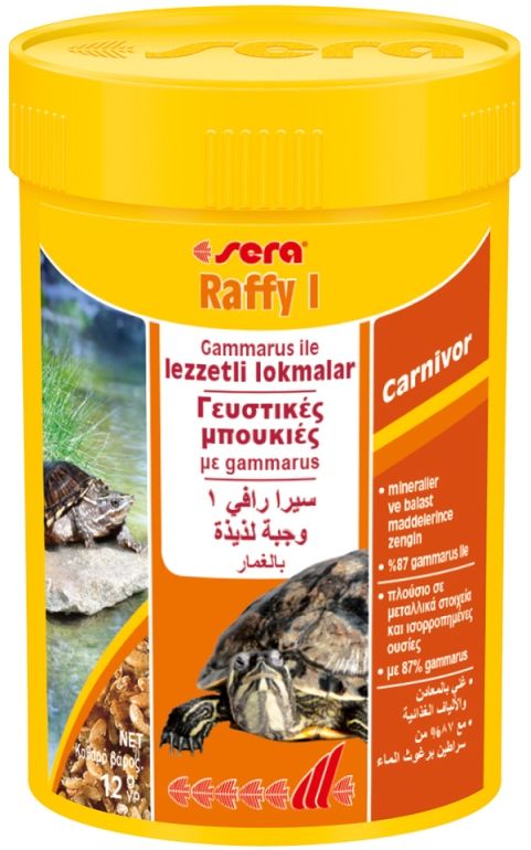 SERA ΤΡΟΦΗ ΓΙΑ ΧΕΛΩΝΕΣ ΝΕΡΟΥ - ΣΑΥΡΕΣ SERA RAFFY I 100ML