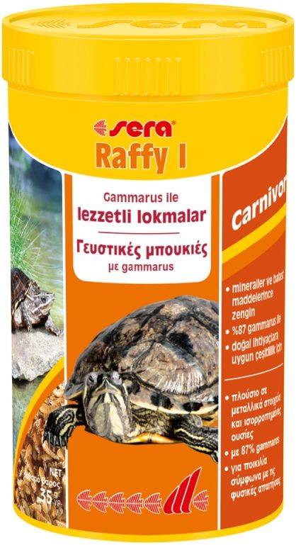 ΤΡΟΦΗ ΓΙΑ ΧΕΛΩΝΕΣ ΝΕΡΟΥ - ΣΑΥΡΕΣ SERA RAFFY I (250ML)