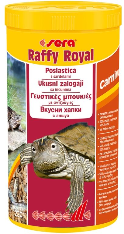 SERA ΕΙΔΙΚΗ ΤΡΟΦΗ ΓΙΑ ΧΕΛΩΝΕΣ ΝΕΡΟΥ SERA RAFFY ROYAL 1000ML
