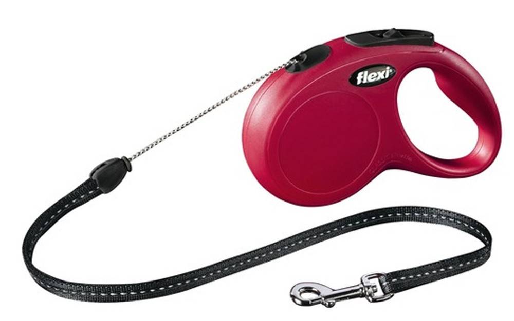 FLEXI ΟΔΗΓΟΣ FLEXI CLASSIC ΚΟΚΚΙΝΟ 12KG 5M SMALL