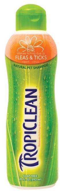 ΣΑΜΠΟΥΑΝ ΣΚΥΛΟΥ TROPICLEAN FLEAS - TICKS ΝΕΕΜ 592ML