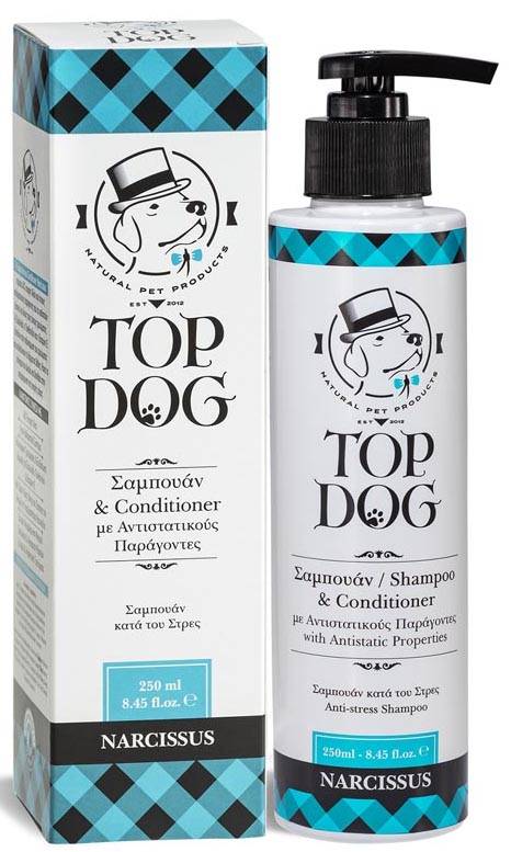 ΣΑΜΠΟΥΑΝ ΣΚΥΛΟΥ TOP DOG ΦΥΤΙΚΟ NARCISSUS 250ML