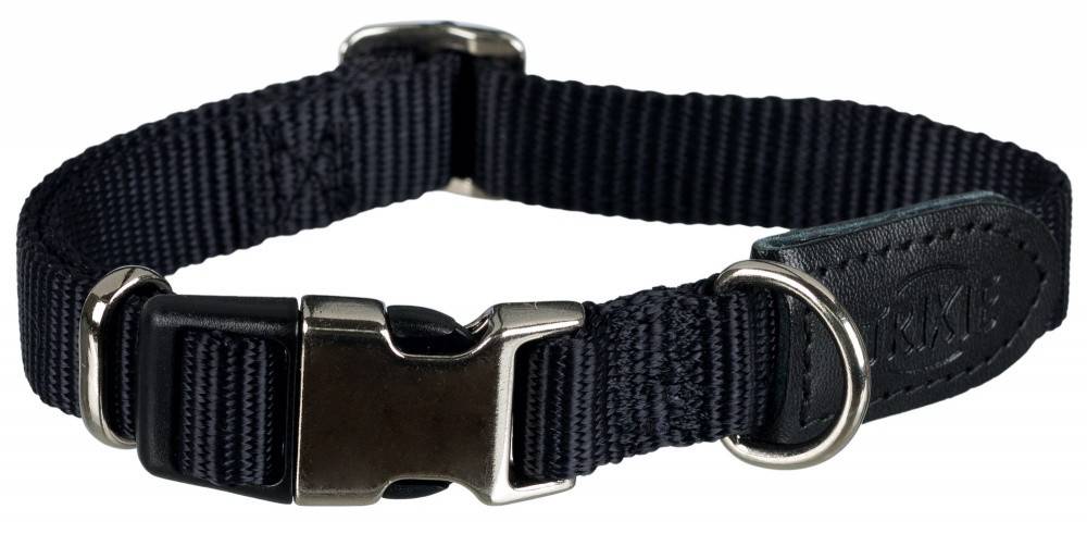 TRIXIE ΚΟΛΛΑΡΟ TRIXIE PREMIUM COLLAR ΜΑΥΡΟ XS-S 21-30CM