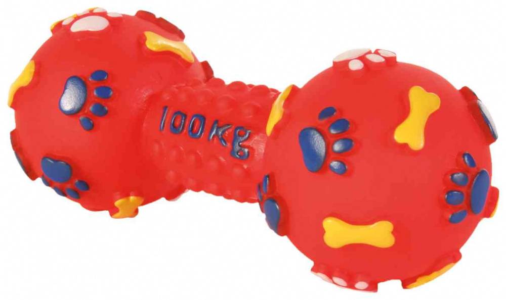 TRIXIE ΠΑΙΧΝΙΔΙ ΑΛΤΗΡΑΣ TRIXIE DUMBBELL ΚΟΚΚΙΝΟ 15CM