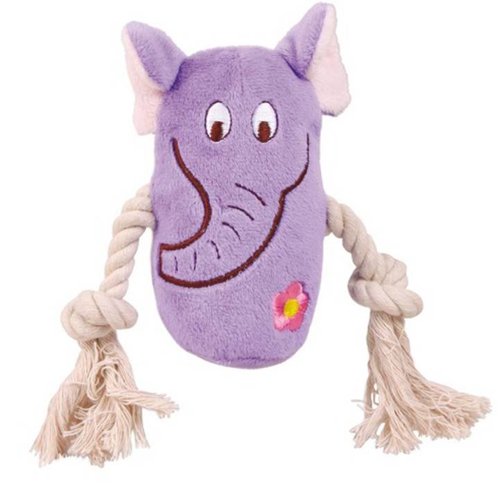 TRIXIE ΖΩΑΚΙ TRIXIE ΒΕΛΟΥΔΙΝΟ ΜΕ ΣΧΟΙΝΙ ΚΑΙ ΗΧΟ ΜΩΒ 13CM