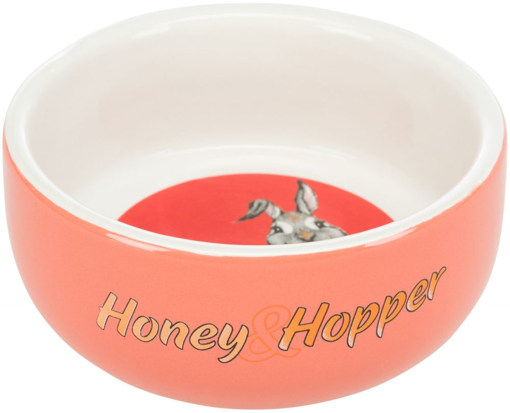 TRIXIE ΜΠΟΛ TRIXIE HONEY - HOPPER CERAMIC ΠΟΡΤΟΚΑΛΙ 250ML