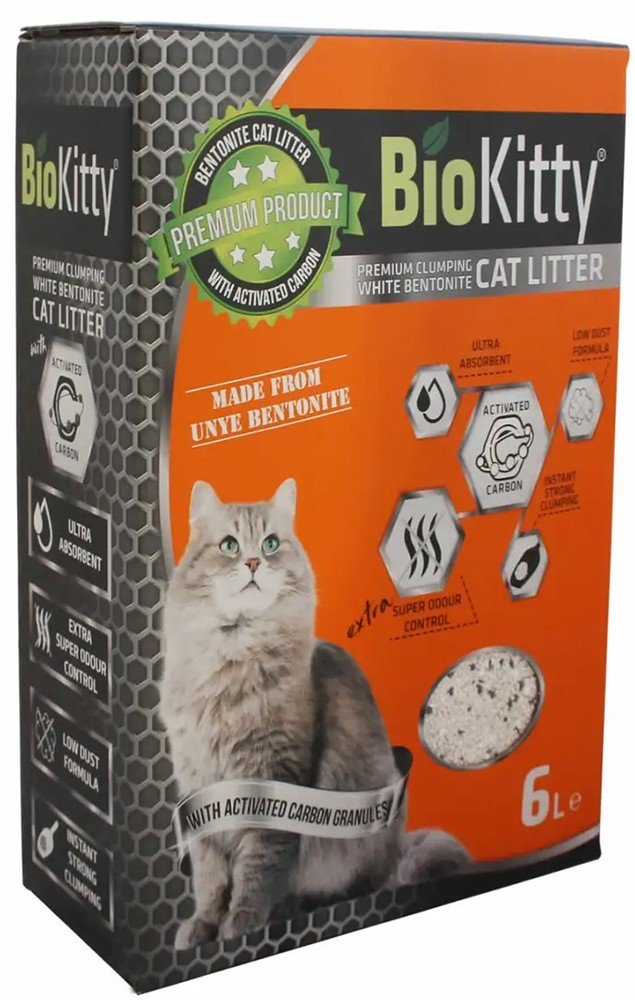 BIOKITTY ΑΜΜΟΣ ΣΥΓΚΟΛΛΗΤΙΚΗ BIOKITTY ΜΕ ΕΝΕΡΓΟ ΑΝΘΡΑΚΑ 6LT