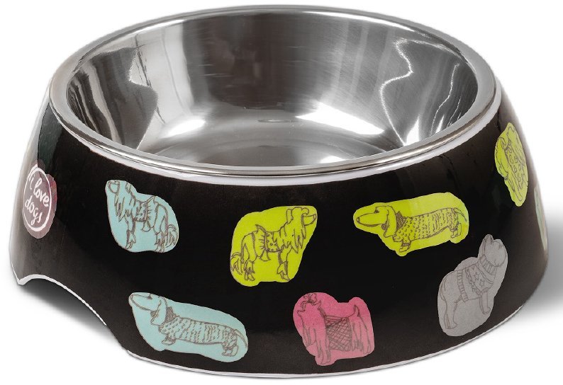 GLEE ΜΠΟΛ ΣΚΥΛΟΥ GLEE ILUVDOGS ΜΕΛΑΜΙΝΗ ΜΑΥΡΟ L 700ML