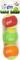  GLEE SQUEAKY BALLS MULTICOLOR 6CM (3...