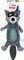  GLEE RACCOON FURRY BELLY SQUEAK (41CM)