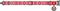  WAUDOG ETNO RED METAL FASTEX (20MM / 24-40CM)
