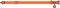  WAUDOG ORANGE METAL FASTEX (25MM / 31-49CM)