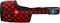 ������� WAUDOG RED PLAID PLASTIC FASTEX (25-3...