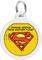 ��������� WAUDOG METAL PET TAG SUPERMAN VINTAGE (25MM)