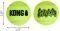   KONG AIR SQUEAKER TENNIS BALL (2) L