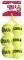   KONG AIR SQUEAKER TENNIS BALL 6 MEDIUM