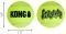   KONG AIR SQUEAKER TENNIS BALL 6 MEDIUM