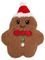   KONG HOLIDAY SNUZZLES MINI GINGERBREAD BROWN SMALL