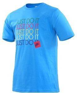 JUST DO IT RAINBOW TEE / VIVID BLUE