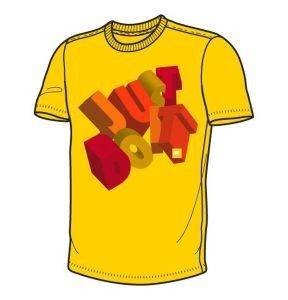 JUST DO IT BRICKS TEE / VARSITY MAIZE (L)