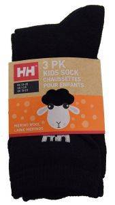  HELLY HANSEN KIDS WOOL SOCK BASIC 3PK  (23-25)