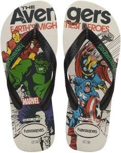 ��������� HAVAIANAS TOP MARVEL CLASSICS ���� (BR:31/32,EUR:33/34)