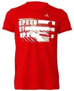 ΜΠΛΟΥΖΑΚΙ ADIDAS PERFORMANCE SPORTS AFFAIR GRAPHIC T-SHIRT ΚΟΚΚΙΝΟ (M)