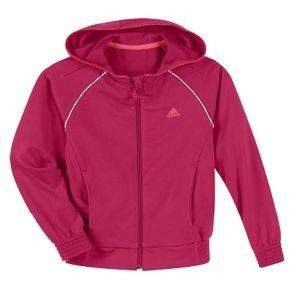 ZAKETA ADIGIRL FZ HOODED JACKET KOKKINH (104 CM) ZAKETA ADIGIRL FZ HOODED JACKET KOKKINH (104 CM)