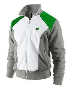 JACKET RETRO FZ TRACK TOP ΑΣΠΡΟ/ΓΚΡΙ/ΠΡΑΣΙΝΟ (XL) JACKET RETRO FZ TRACK TOP ΑΣΠΡΟ/ΓΚΡΙ/ΠΡΑΣΙΝΟ (XL)