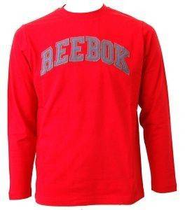  MENS LONG SLEEVE TEE GRAPHIC REEBOK  (S)