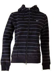 JACKET FLEECE FZ HOODED JACKET STRIPE ΜΑΥΡΟ (L) JACKET FLEECE FZ HOODED JACKET STRIPE ΜΑΥΡΟ (L)