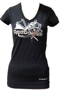  REEBOK ST. W. V-NECK T-SHIRT / (S)